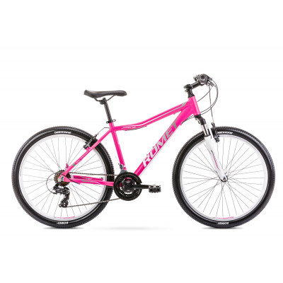 Horský bicykel Romet Jolene 26" R6.0 čierno-ružový hliníkový 19" 